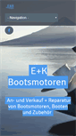 Mobile Screenshot of ek-bootsmotoren.de